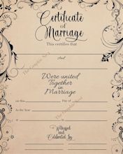 Marriage Certificate. Digital Download. - Etsy Australia