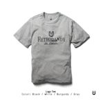 (I LOVE 樂多) Retrodandy Logo Tee - 灰 Gray 短袖上衣
