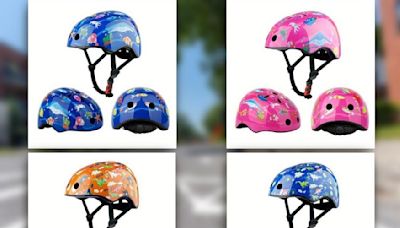 Kids' bike helmets purchased via Temu recalled because of risk of head injury