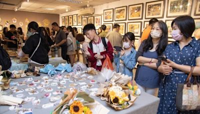 自強國中畢業美展 利用回收物改造創作豐富精彩