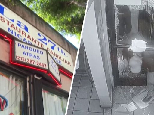 Roban dinero en efectivo y causan destrozos en restaurante nicaraguense “La 27”