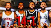 All 14 of Kyrie Irving's playoff closeout wins before streak snapped vs. Timberwolves