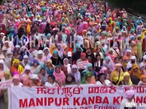 ‘Walk to Save Manipur’: Thousands participate in rally for territorial integrity of state