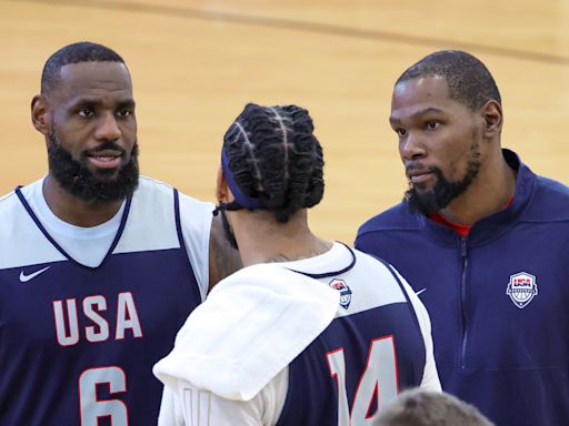 Kevin Durant to miss Team USA exhibition vs. Canada due to calf strain: 'He said he's feeling pretty good'