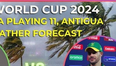 T20 World Cup 2024 Super 8: WI vs SA Playing 11, Antigua weather forecast