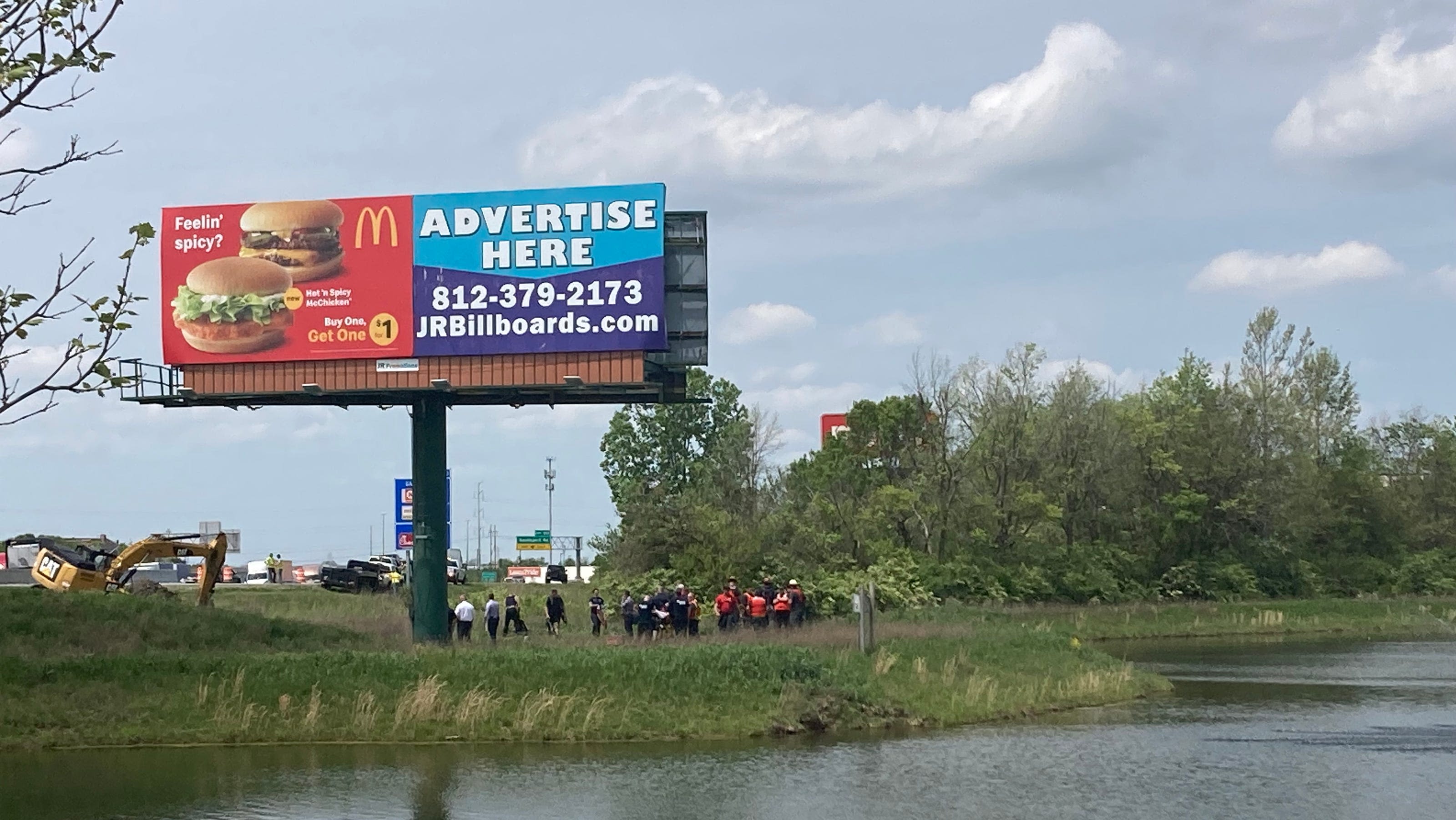 Person dead after road rage shooting, crash into pond in southeast Indianapolis