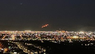 Reportan incendio en el Cerro el Colorado