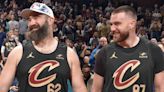 Travis and Jason Kelce Face Their Bobbleheads at Cavaliers Game: ‘I Look Way Better Than I Was Expecting’