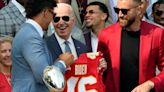 Biden is hosting the Kansas City Chiefs — minus Taylor Swift — to mark the team’s Super Bowl title