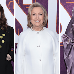 ...McCarthy Goes Sheer in Bralette and Oversize Suit, Hillary Clinton in Symbolic White Coat and More Stars at...