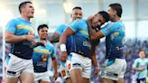 Titans massacre woeful Warriors in landmark win