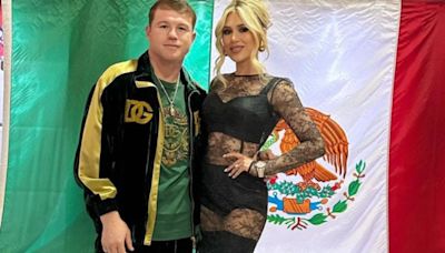 En vuelo privado; así fue como Canelo Álvarez festejó el cumpleaños de su esposa Fernanda