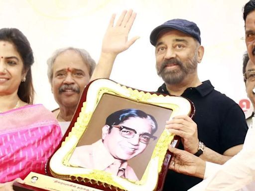 Kamal Haasan felicitates cinema stars on D Ramanujam's centenary celebration, says, 'I never thought to become an actor,' | Tamil Movie News - Times of India