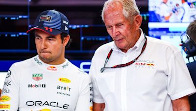 Checo Pérez, "mentalmente débil", según Helmut Marko