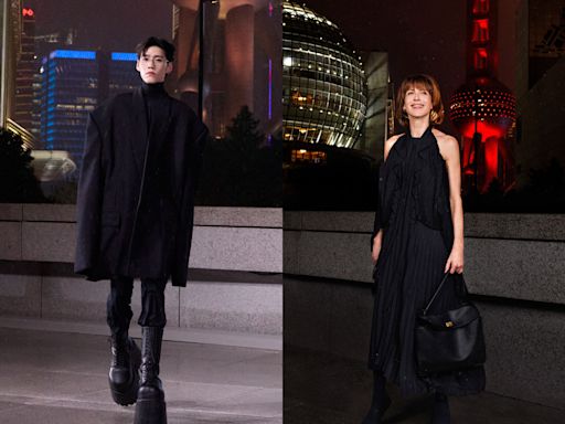 蘇菲瑪索和柱延在上海看秀！BALENCIAGA春季恨天高靴、UA聯名搶先看