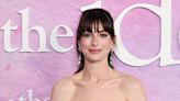 Anne Hathaway Is a Versace Siren In a Cut-Out Corset Gown