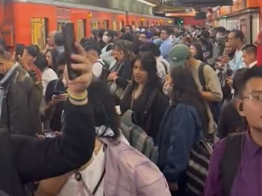 Metro CDMX hoy: Tren falla en Línea 7 y estación Zócalo sigue cerrada