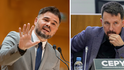 La inmediata reacción de Rufián a las amenazas a Pablo Iglesias en plena calle: "Si tenéis dignidad..."