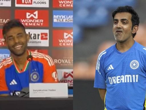 Suryakumar Yadav's tongue-in-cheek reply to Gambhir's 'Surya's been my only regret...' remark leaves reporters in splits