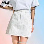 【NIKE 專場】耐吉MLB 牛仔丹寧短裙 MONOGRAM系列 波士頓紅襪隊 (3FDSM0133-43CRS)【官方旗艦店】