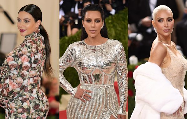 Kim Kardashian’s Met Gala Transformation Throughout the Years: From Floral Givenchy to Gold Versace and More