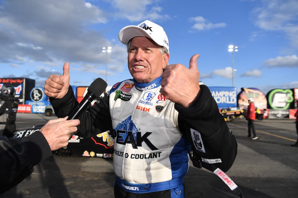 John Force improving, remains hospitalized after Virginia crash