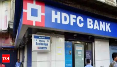 HDFC stock falls nearly 5%, drags sensex down - Times of India
