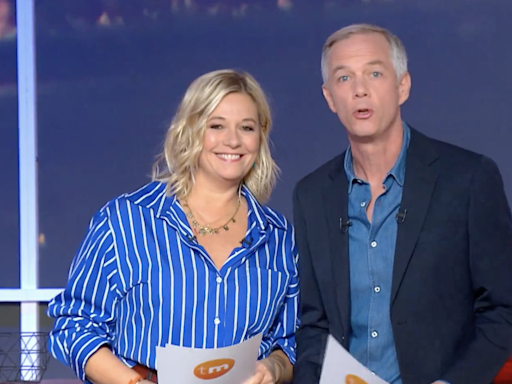 "Je ne pensais pas un jour me réveiller à vos côtés" : Revivez les premières minutes de Flavie Flament et Julien Arnaud dans "Télématin"