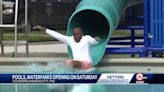 Mayor Quinton Lucas celebrates public pool improvements in KCMO with a splash