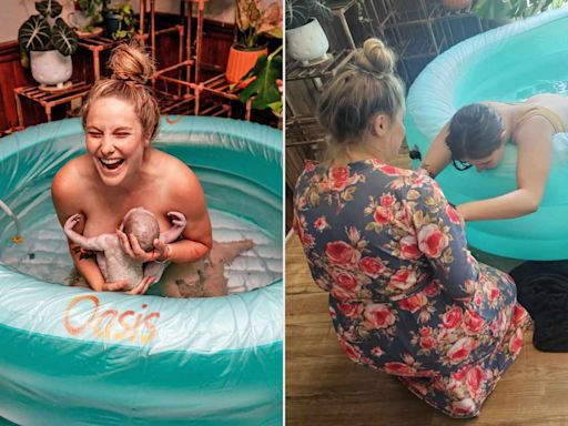 Woman Welcomes Baby at Home. 8 Hours Later, She Coaches Her Sister Through Birth — In the Same Tub (Exclusive)