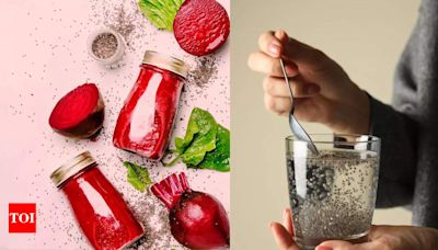 Beetroot Chia Water: This Beetroot Chia seed water is all you need this season | - Times of India