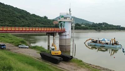 南化水庫蓄水率9成7 阿公店水庫啟動空庫排砂