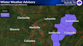 Winter weather advisory issued for Cumberland Plateau; rest of Middle Tennessee to see flurries, snow showers