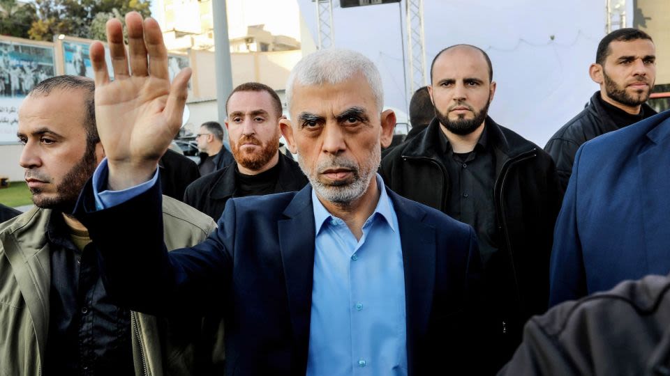 Hamas names Yahya Sinwar, one of the architects of the Oct. 7 terror attack, as head of political bureau