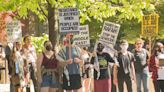 Pro-Palestinian protesters gather as President Biden visits Seattle for fundraising events