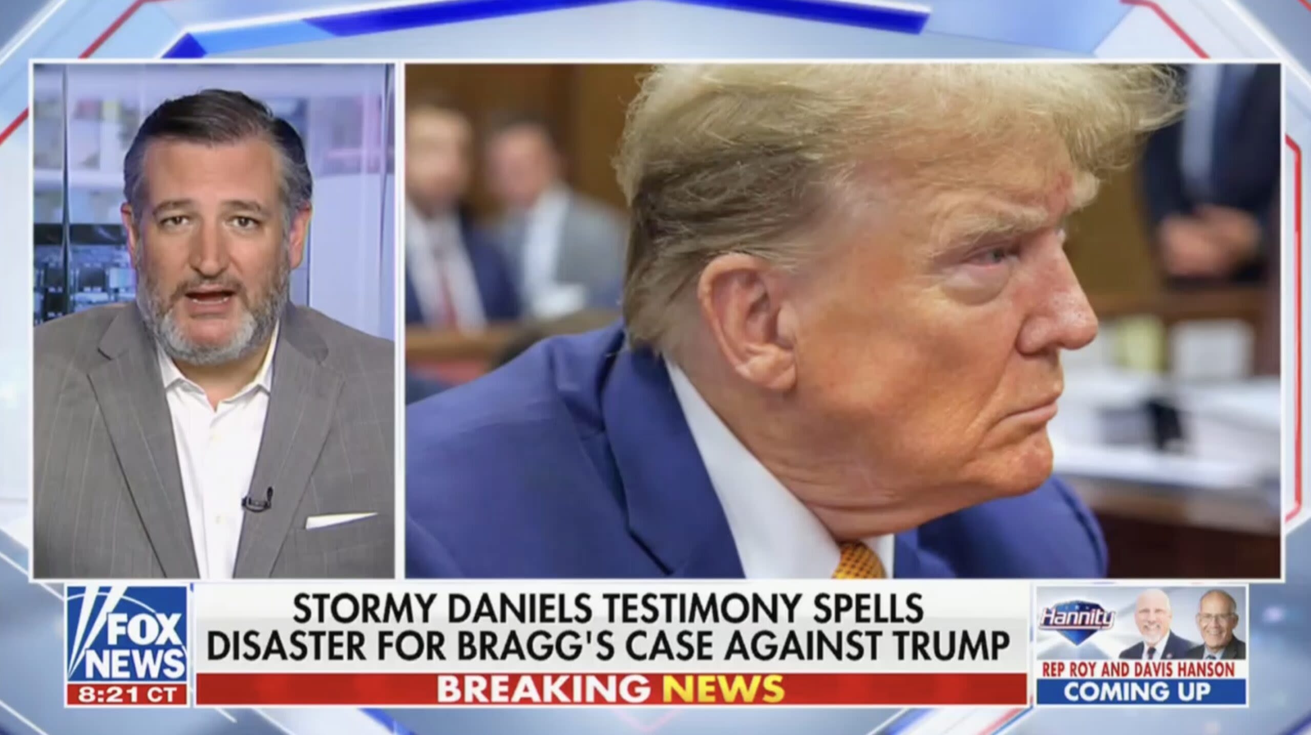 Ted Cruz Slams Stormy Daniels Testimony: ‘No Person on Planet Earth’ Believes Trump ‘Has Been Celibate All His Life’