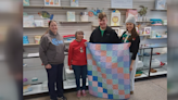 Wausau student quilting club gives blankets to area organizations