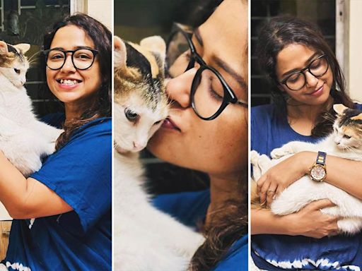 Cat mommy Sohini Sarkar shares cute pictures with her little fur baby