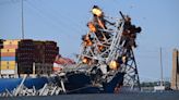 Crews Use Explosives to Blast Baltimore Bridge Wreckage From Cargo Ship