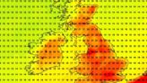 UK hot weather maps show exact date 27C Iberian blast will hit Britain