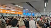 Passengers were stuck for hours in sweaty, stifling corridors at Britain's busiest airports as passport systems crashed