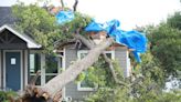 PHOTOS: Trees uprooted, buildings flipped after storms in East Texas