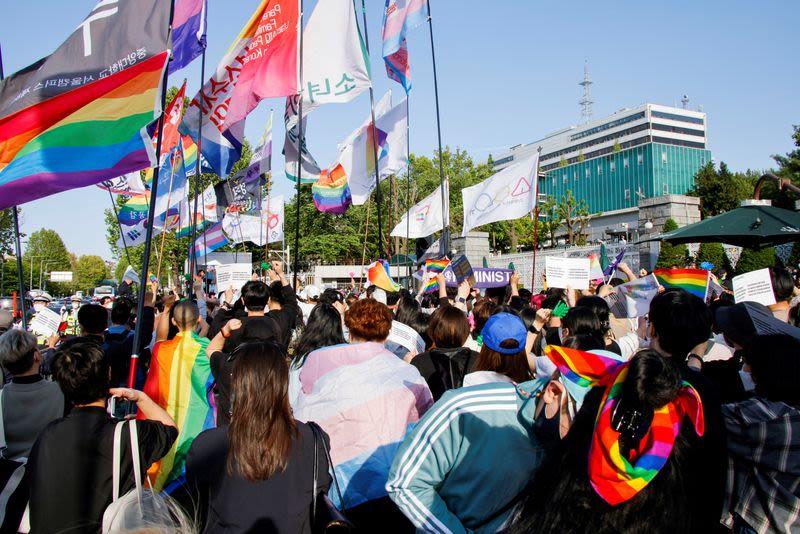 South Korea LGBTQ event finds home in streets after permit struggle