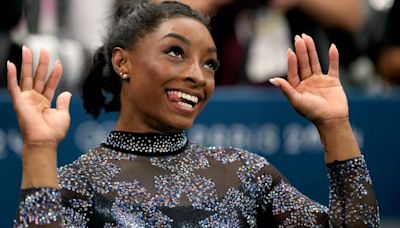 When does Simone Biles compete next?