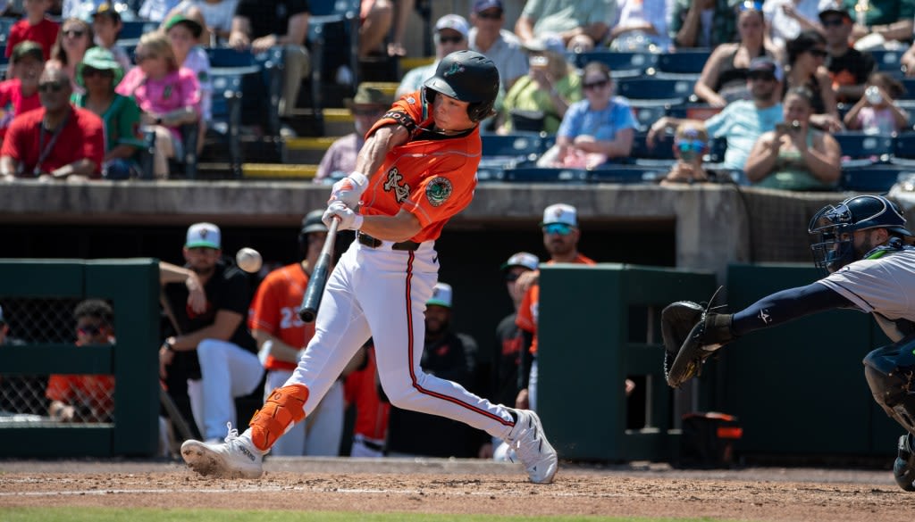 Top prospect Jackson Holliday continues to tweak swing with Norfolk Tides as he eyes return to Orioles