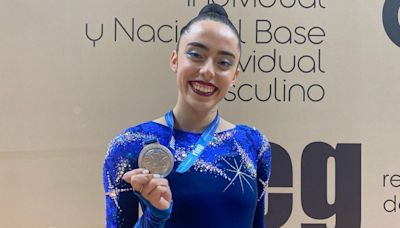 La gimnasta de Quart de Poblet Celia Serrano, subcampeona de España