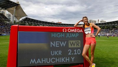 Para la historia: la ucraniana Yaroslava Mahuchikh batió el récord mundial de salto en alto a 19 días de los Juegos Olímpicos Paris 2024