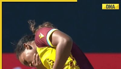 Watch: West Indies spinner Zaida James gets hit on face during Women's T20 World Cup 2024 match