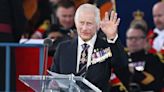 King Charles III gives thanks to D-Day veterans with Prince William, Queen Camilla