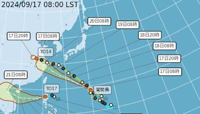 葡萄桑、準蘇力颱風「低壓帶夾擊」！雨連下6天 影響台灣時間點曝